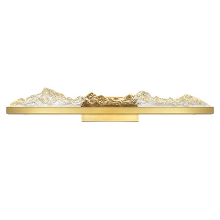 Cwi Lighting Himalayas Integrated LED Brass Vanity Light 1601W36-624